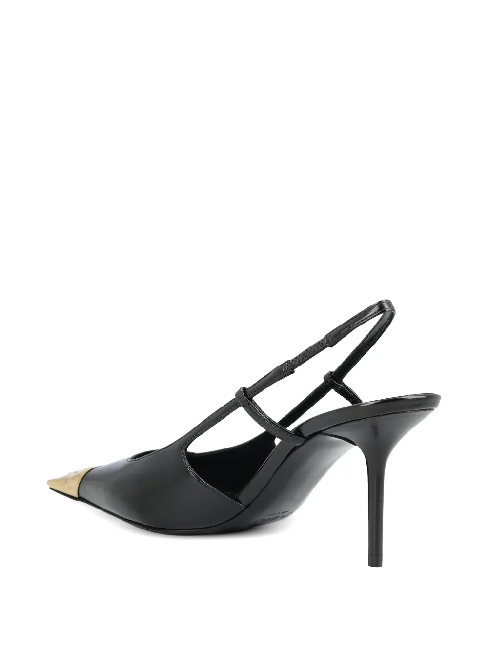 Saint Laurent Jeanne leather pumps Zwart