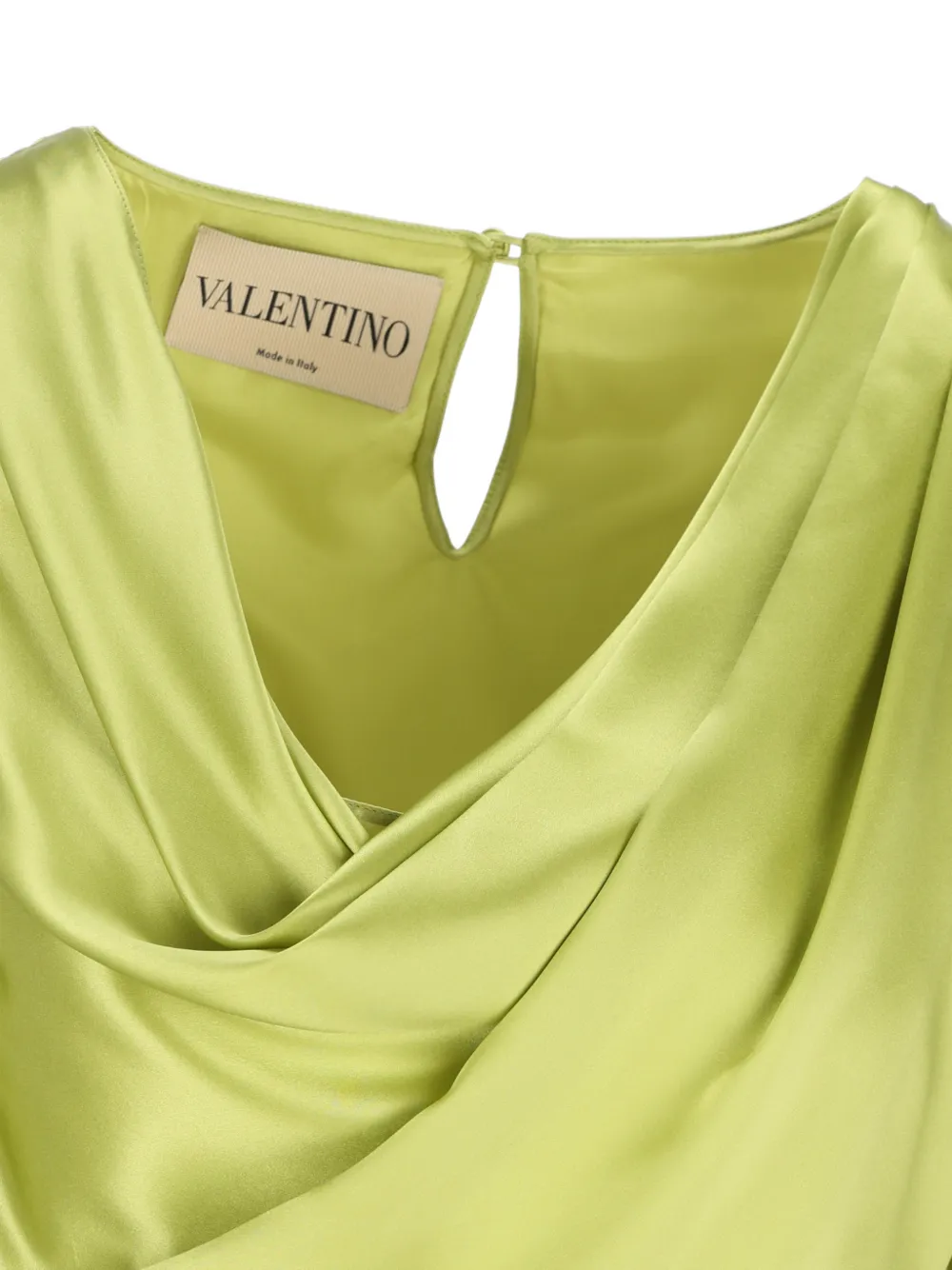 Valentino Garavani Top met gedrapeerde mouwen Groen