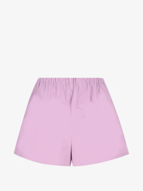 Prada elasticated-waistband pocket cotton shorts