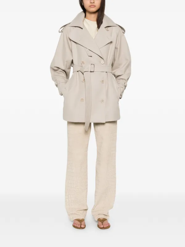 MaxMara マックスマーラ トレンチコート ダブルブレスト 銀タグ 40