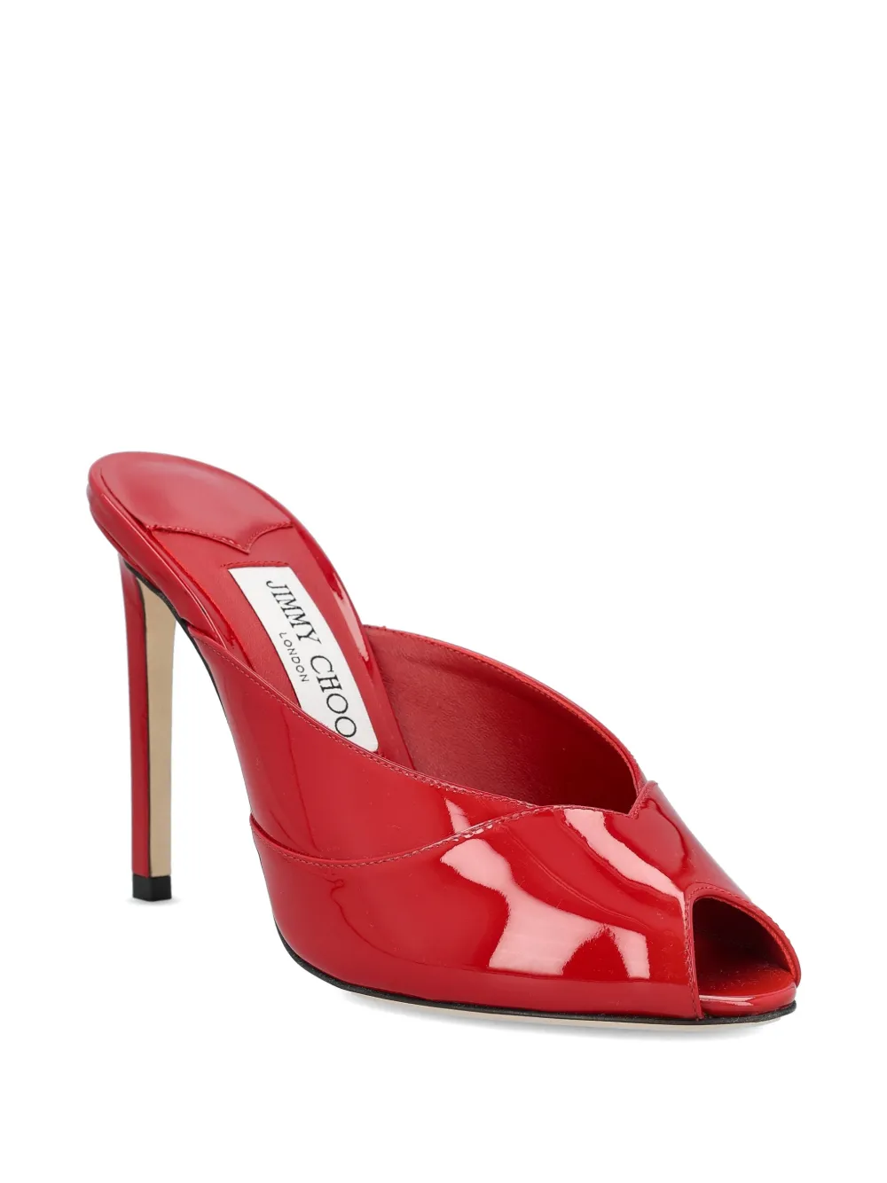 Jimmy Choo Brigitte leather sandals Rood