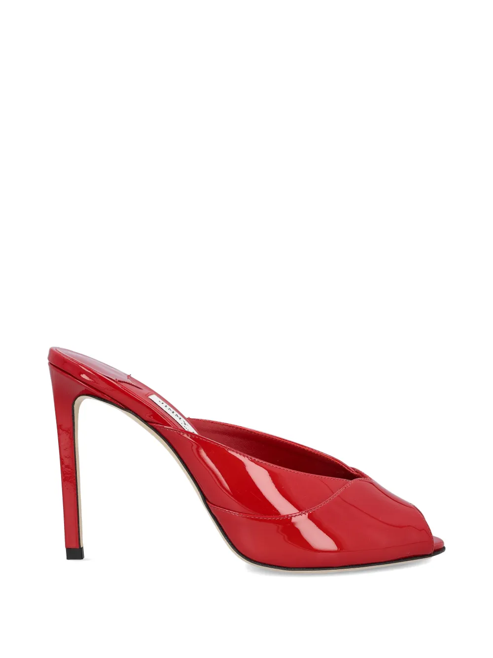 Jimmy Choo Brigitte leather sandals - Rosso