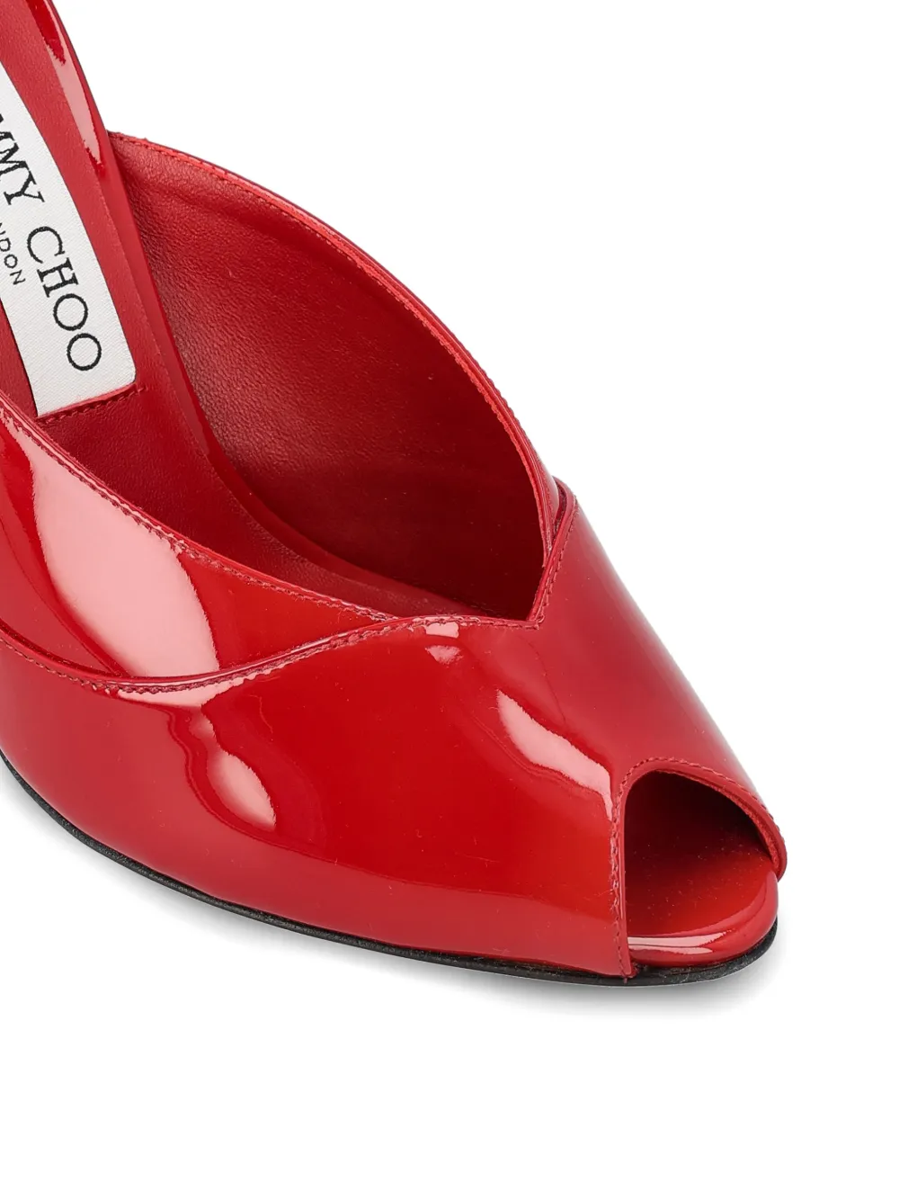 Jimmy Choo Brigitte leather sandals Rood