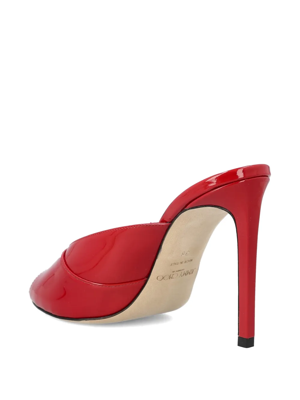 Jimmy Choo Brigitte leather sandals Rood