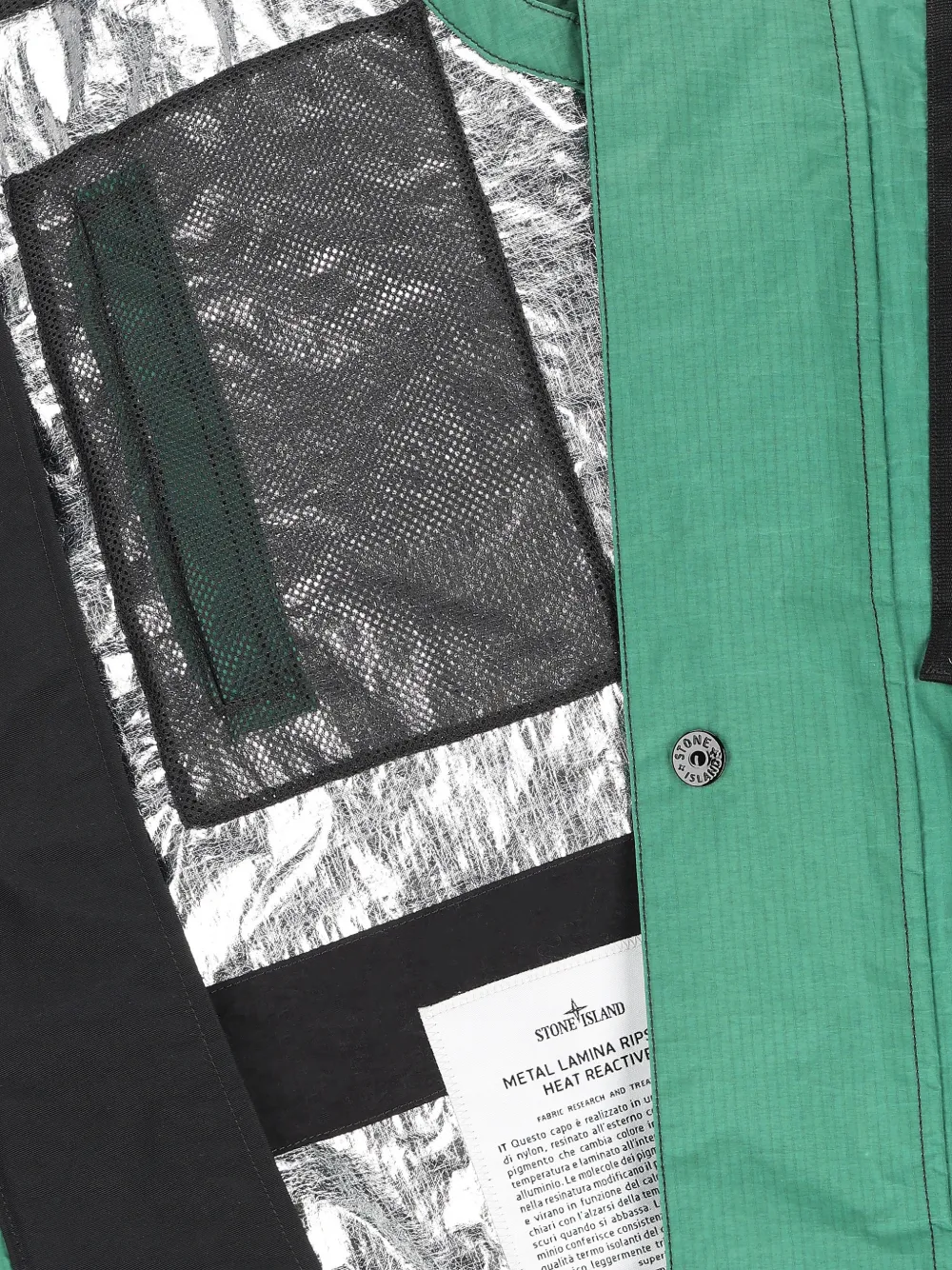 Stone Island Jack met capuchon Groen