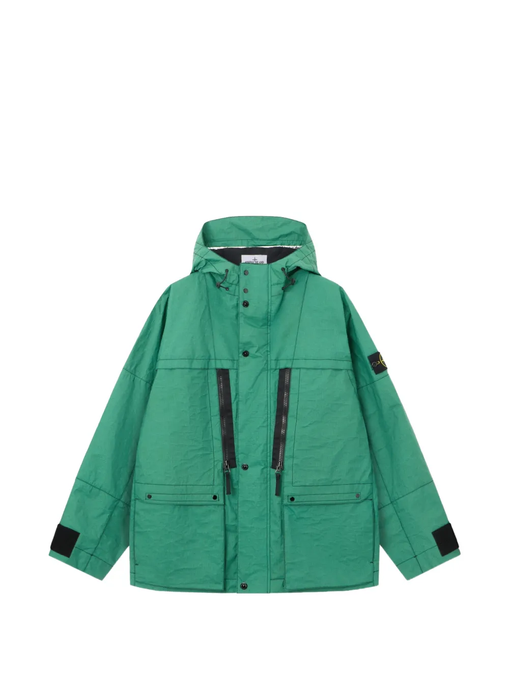 Stone Island Jack met capuchon Groen