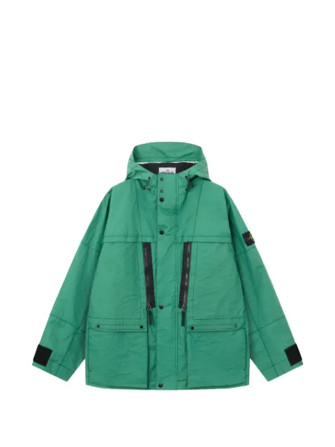 Stone Island 4100061 metal lamina ripstop heat reactive hooded jacket