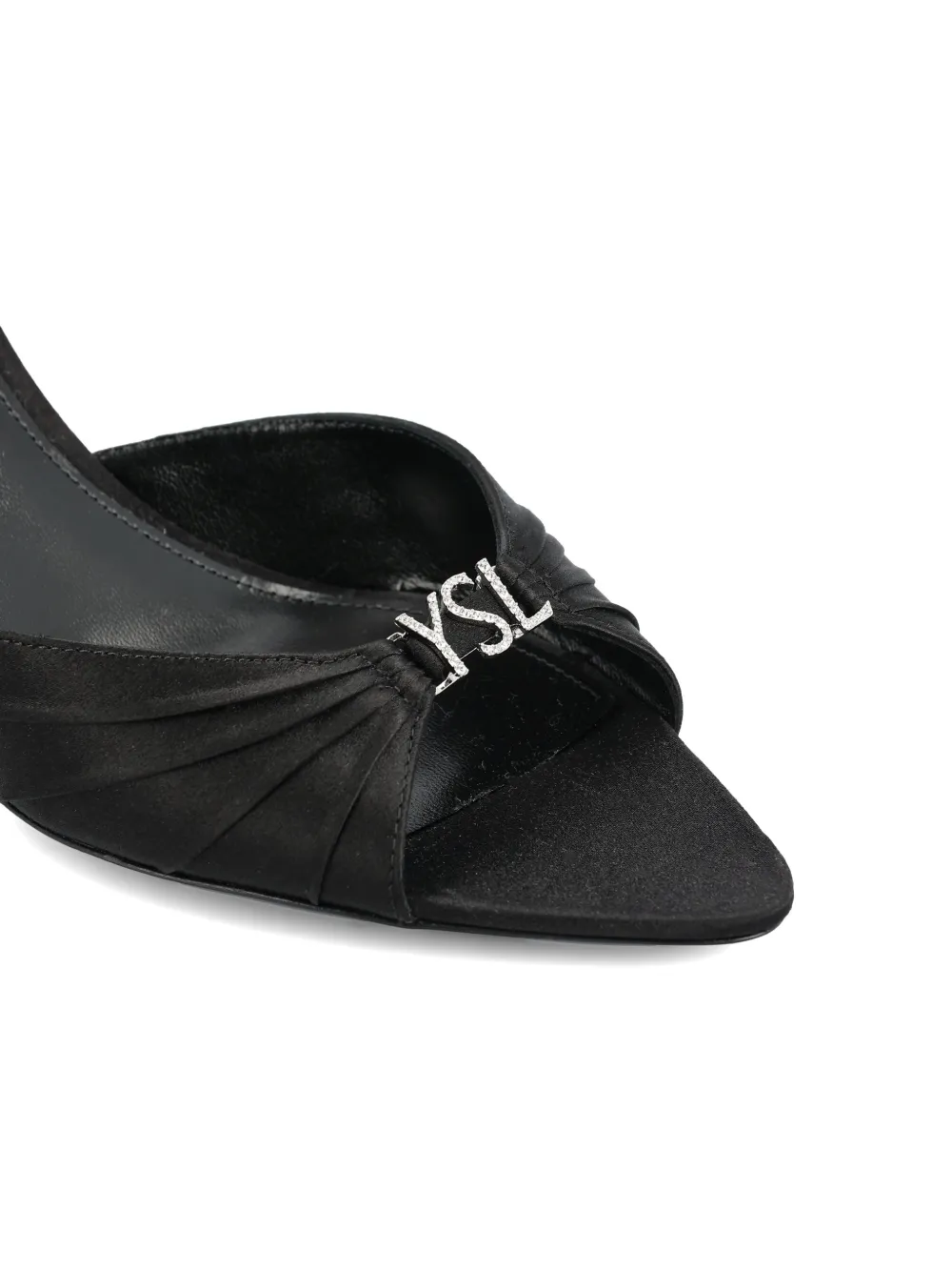 Saint Laurent Jerry sandalen met logo-applicatie Zwart