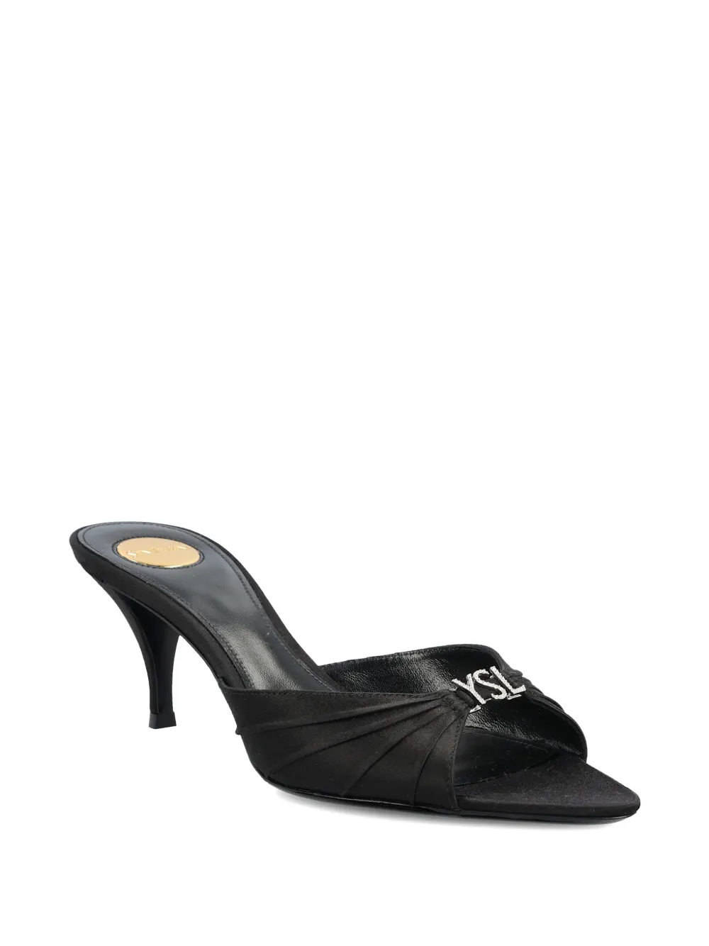 Saint Laurent Jerry sandalen met logo-applicatie Zwart