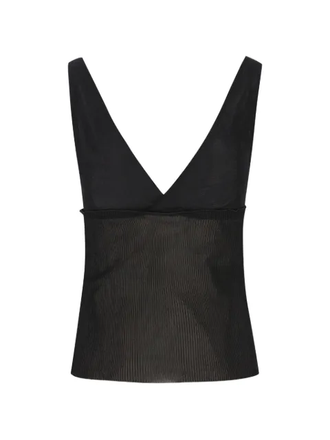 Saint Laurent camiseta de canalé