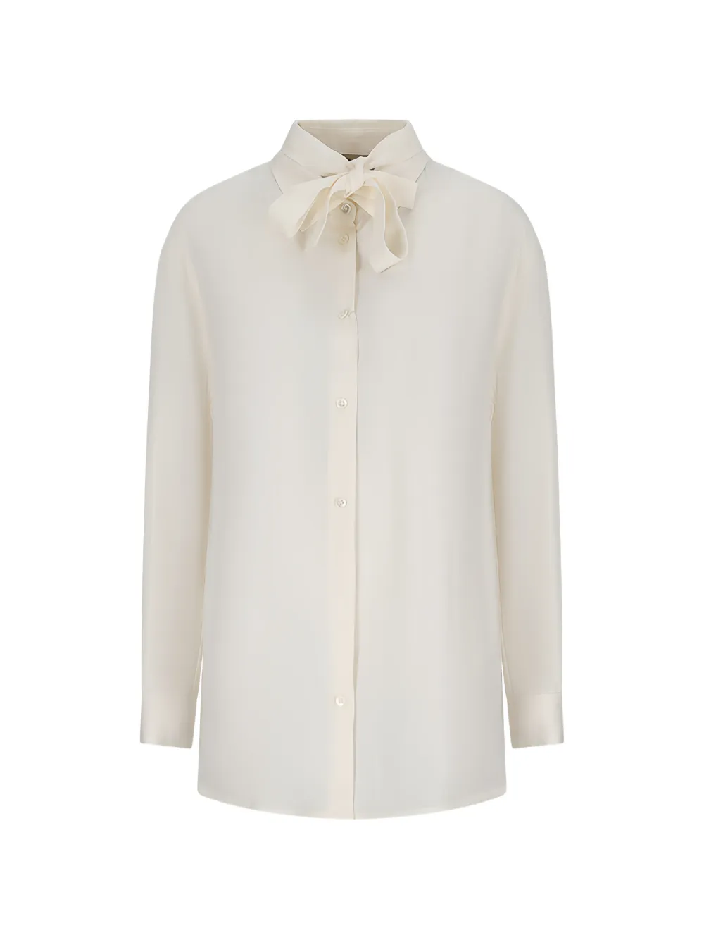 Herno bow-detail shirt - Toni neutri