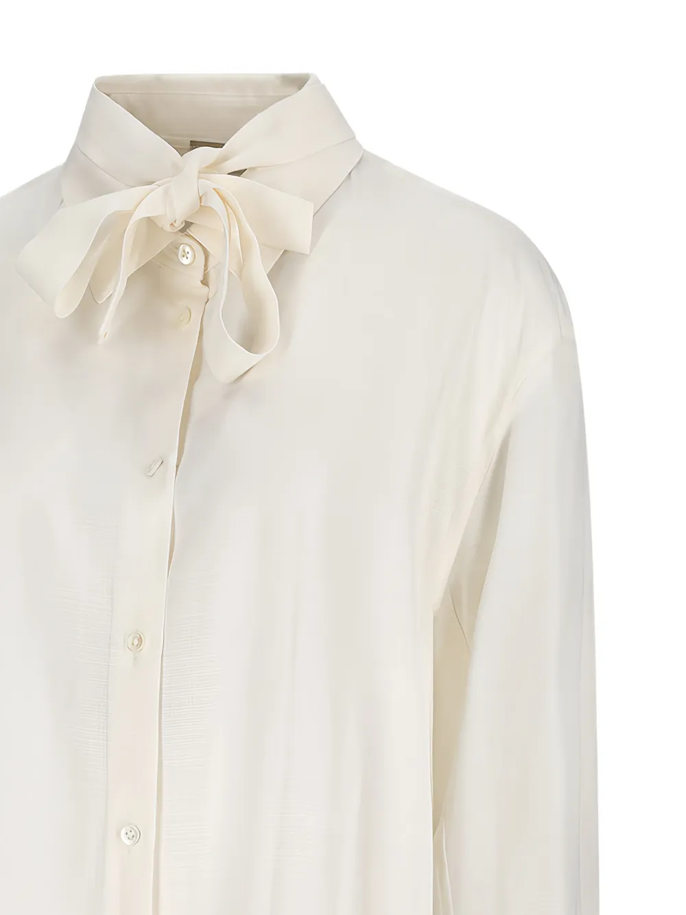  Herno Camicia Con Fiocco - Toni Neutri 
