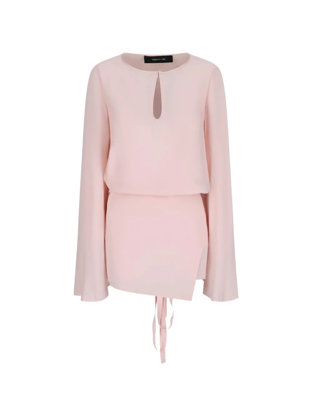 Federica Tosi keyhole cut-out empire-line mini dress - Rosa