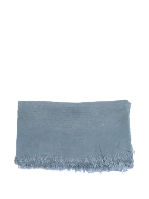 D'aniello Walton metallic-stripe scarf