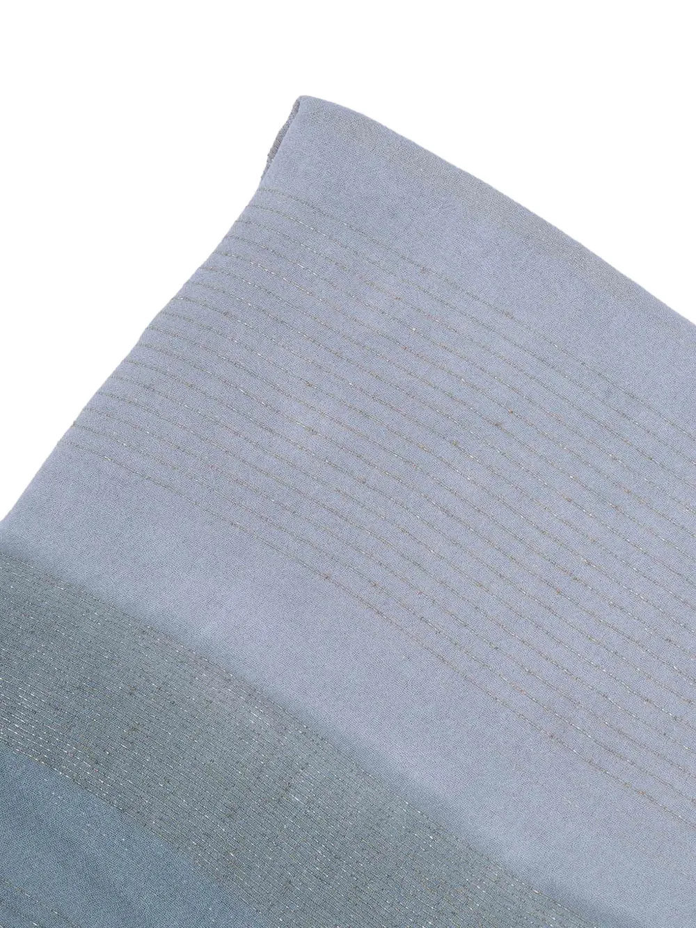 D'aniello Walton sjaal met metallic streep Blauw