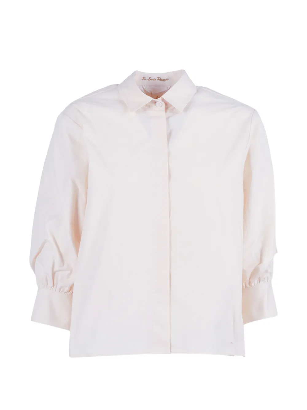 Le Sarte Pettegole floral-print puff-sleeve shirt - Rosa