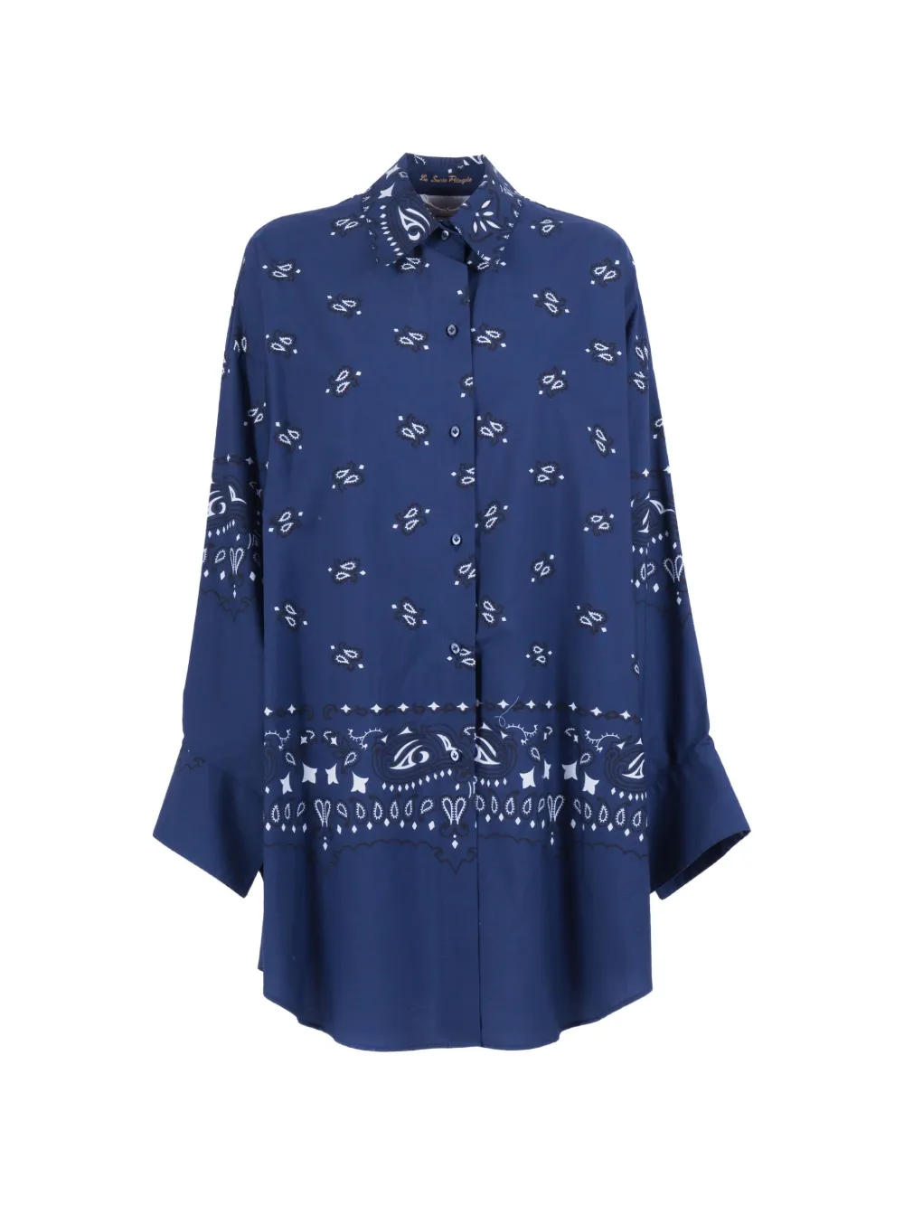 Le Sarte Pettegole paisley-print shirt - Blau