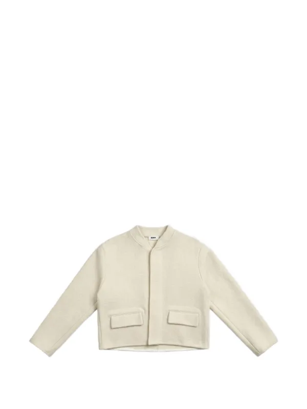 Rier Walker Wool Jacket in White