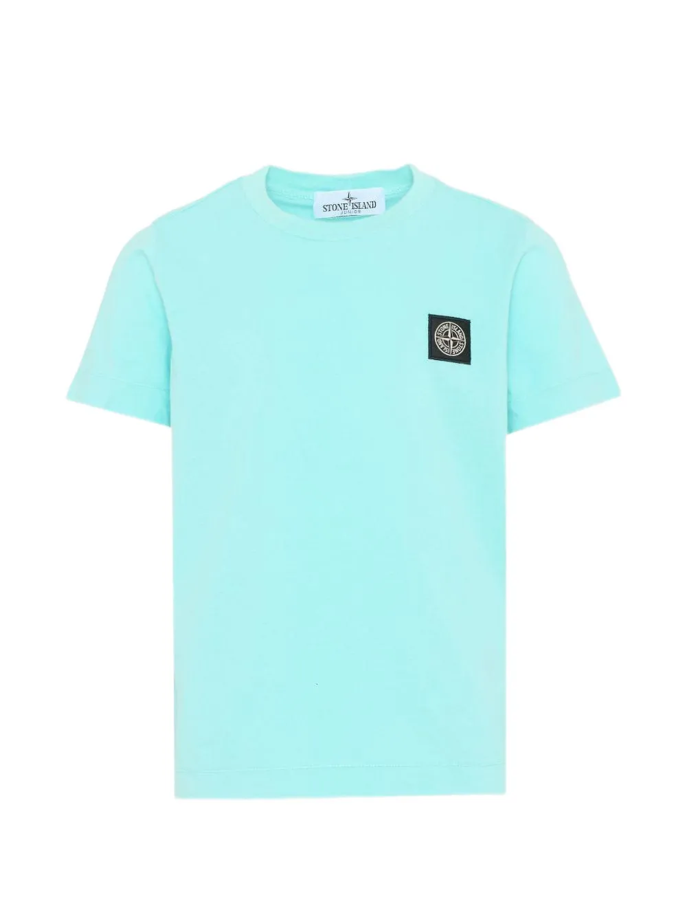 Stone Island Junior logo-patch T-shirt - Blu