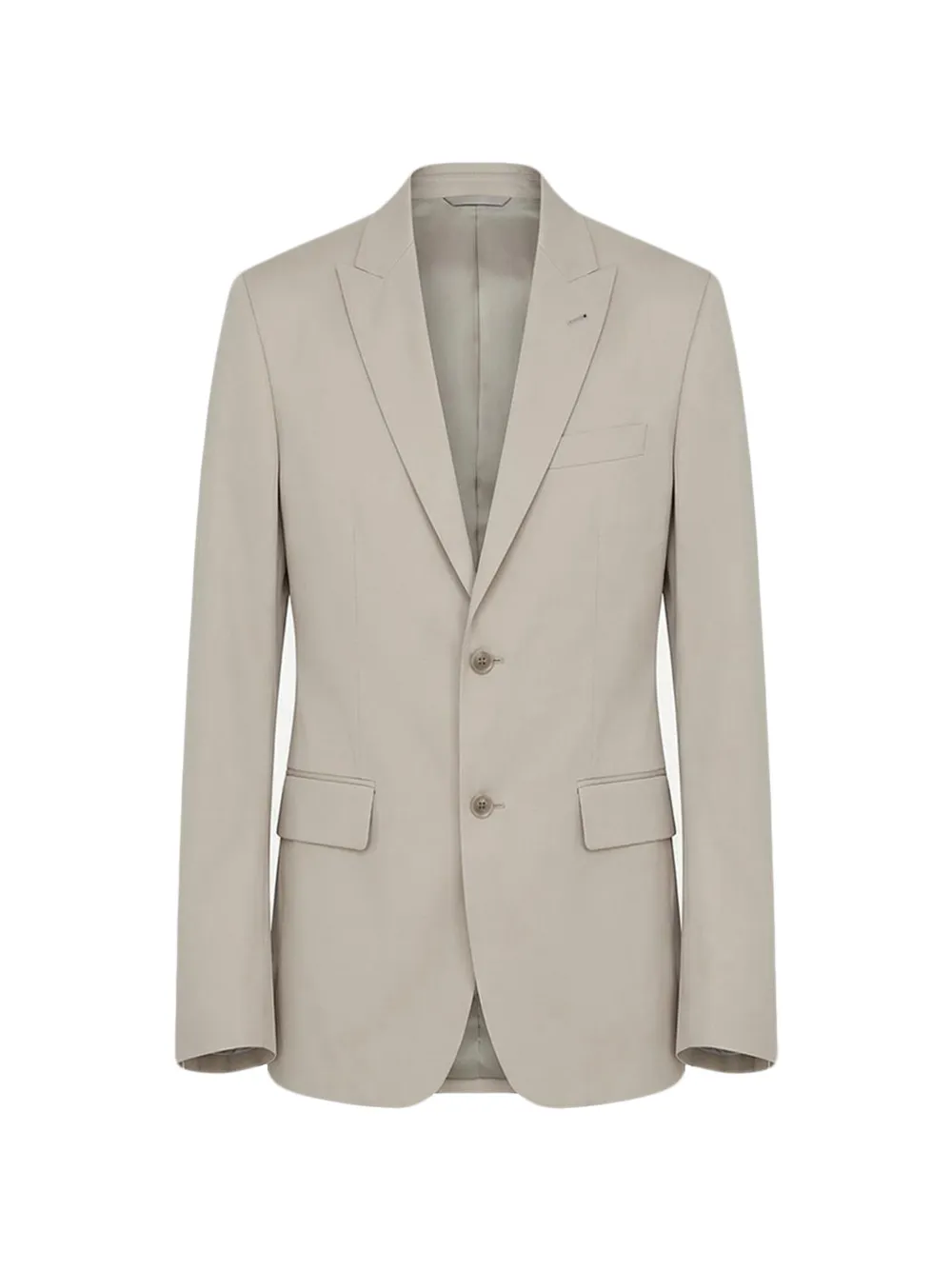 Rier peak-lapel single-breasted blazer - Grau