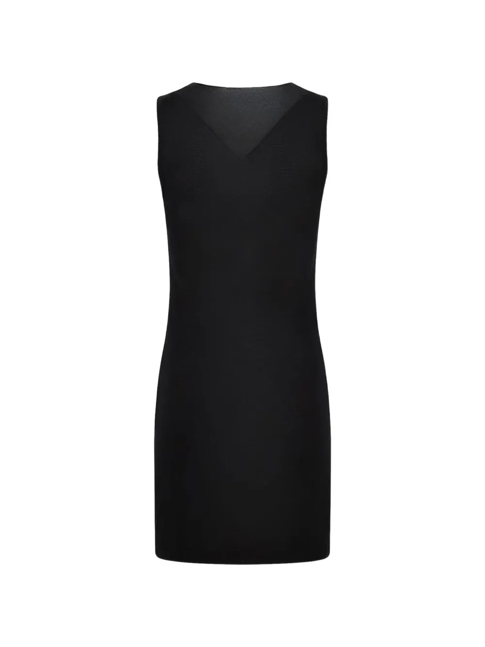 Rick Owens V-neck Back Sleeveless Top In Black