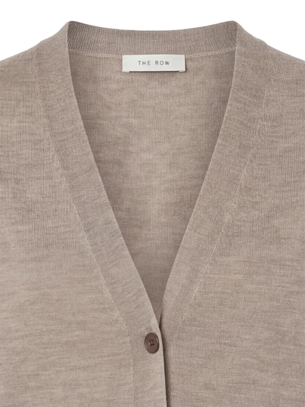 The Row Nilas Button Cardigan in Neutrals, view 3