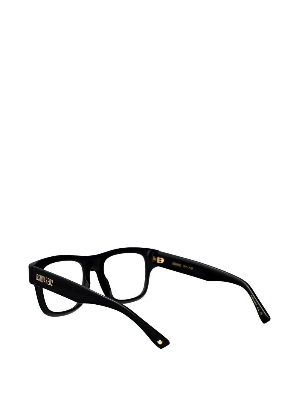 DSQUARED2 EYEWEAR Bril met rechthoekig montuur Zwart