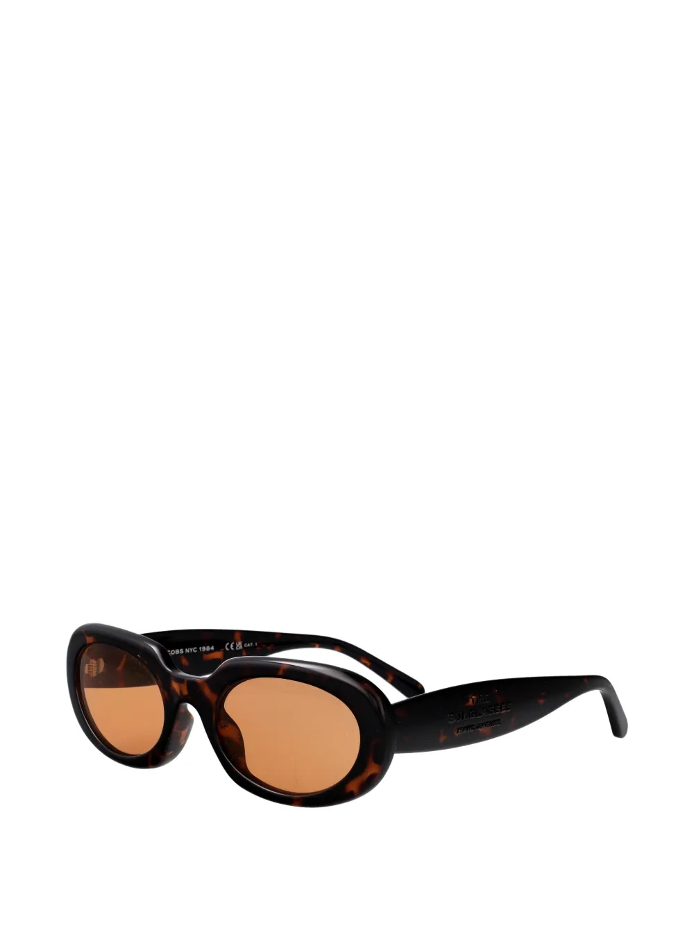Marc Jacobs Eyewear Zonnebril met ovalen montuur Bruin