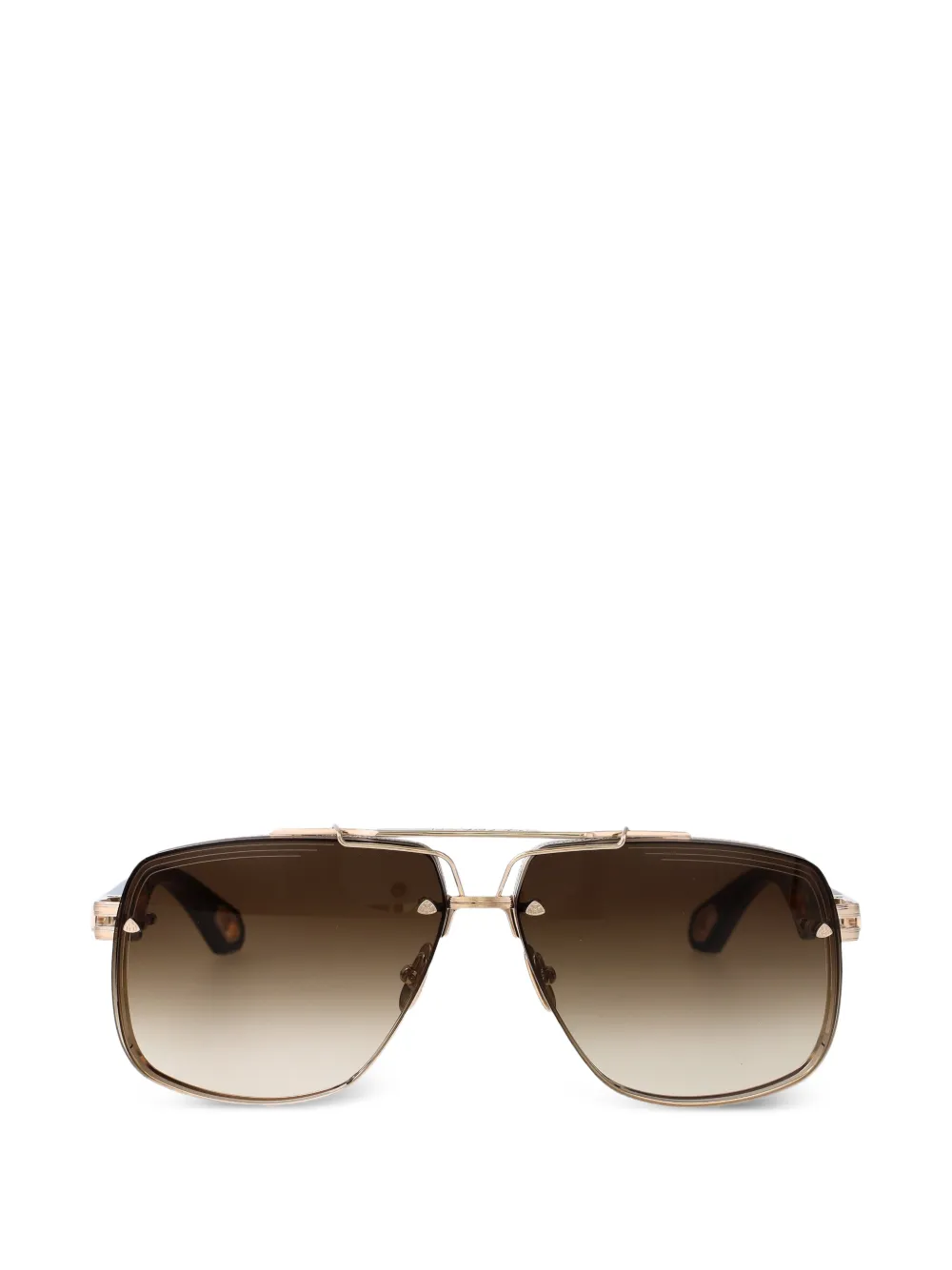 Maybach eyewear The King ii browline sunglasses - Oro