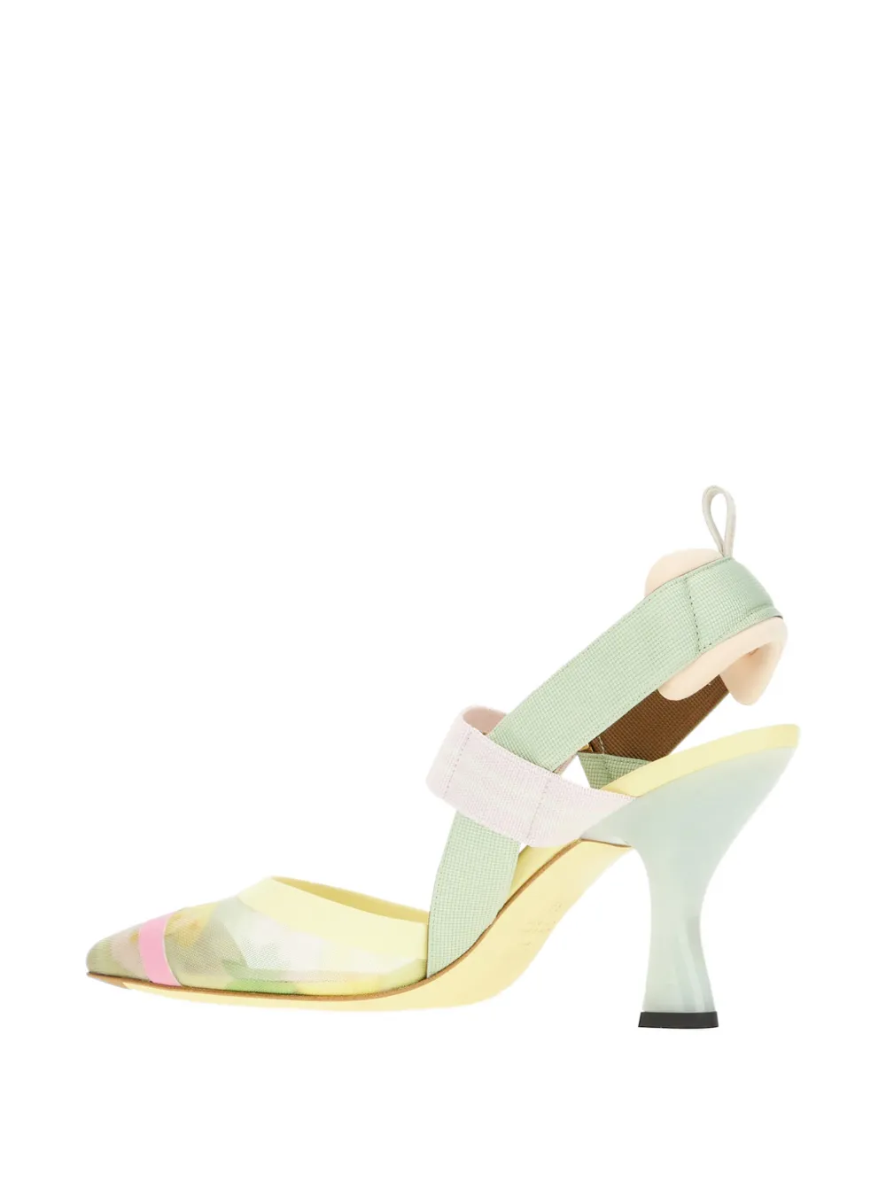 FENDI Colibrì slingback pumps Groen