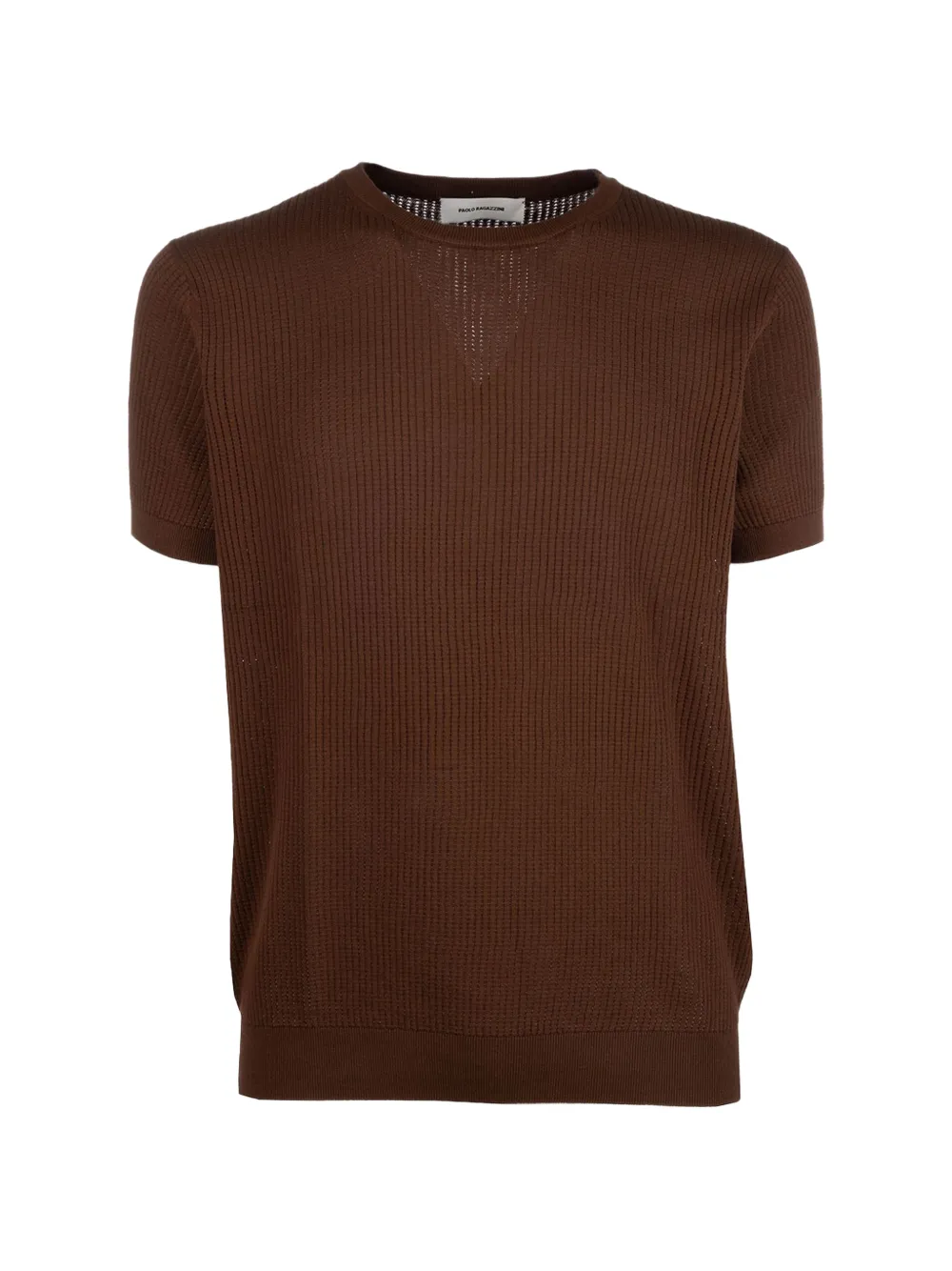 PAOLO RAGAZZINI ribbed-knit sweater - Marrone