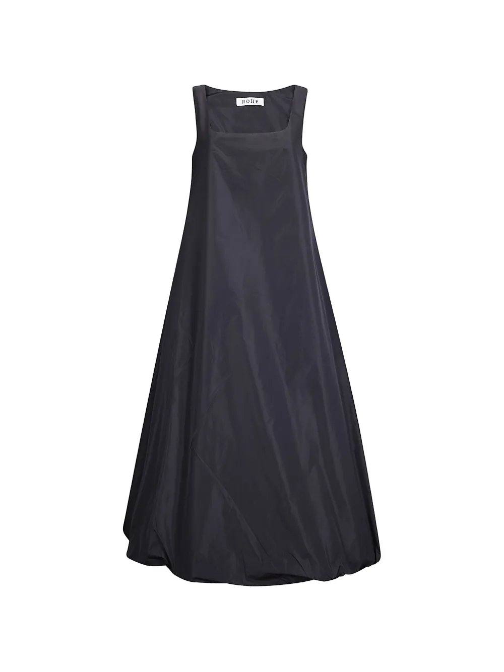 Róhe sleeveless A-line midi dress - Black