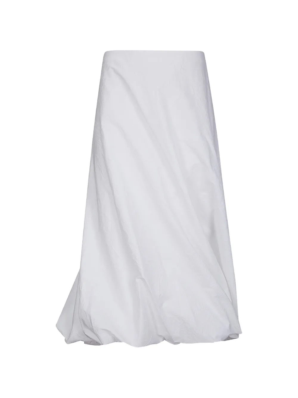 Róhe twisted crushed skirt - Bianco