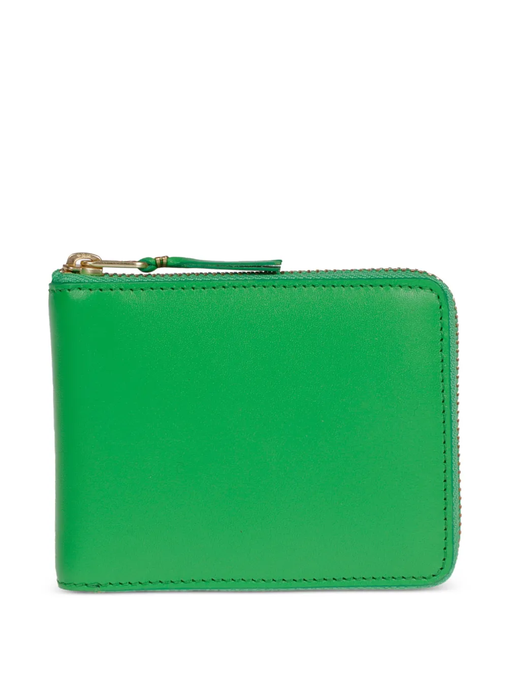 Comme Des Garçons Wallet classic leather zipped wallet - Verde