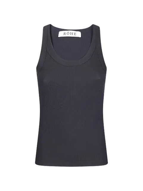 Róhe playera con cuello redondo