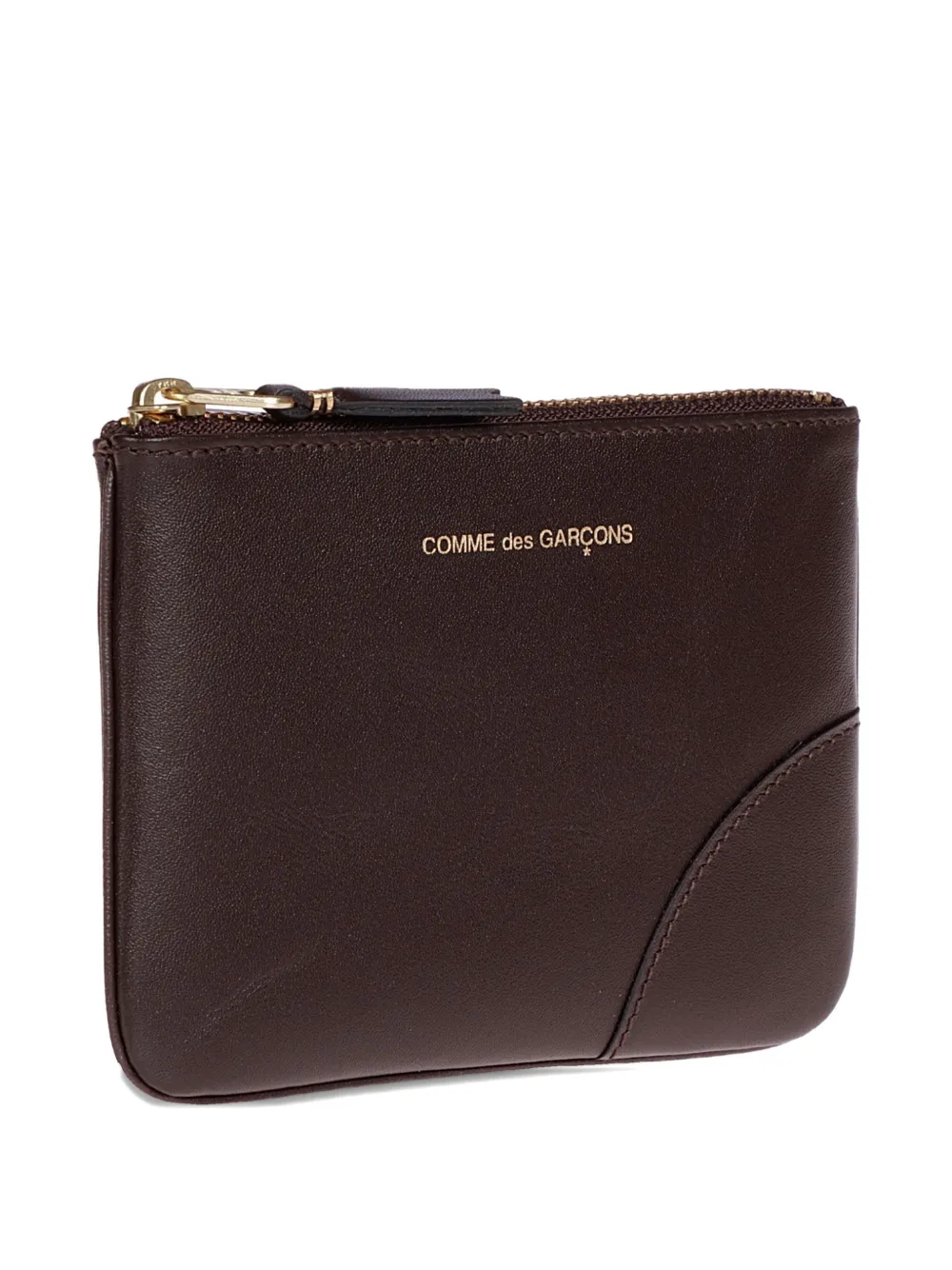 Comme Des Garçons Wallet Classic leren portemonnee Bruin
