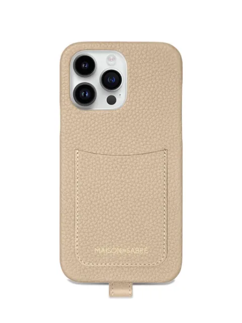 MAISON de SABRÉ funda para iPhone 14 Pro Max con tira