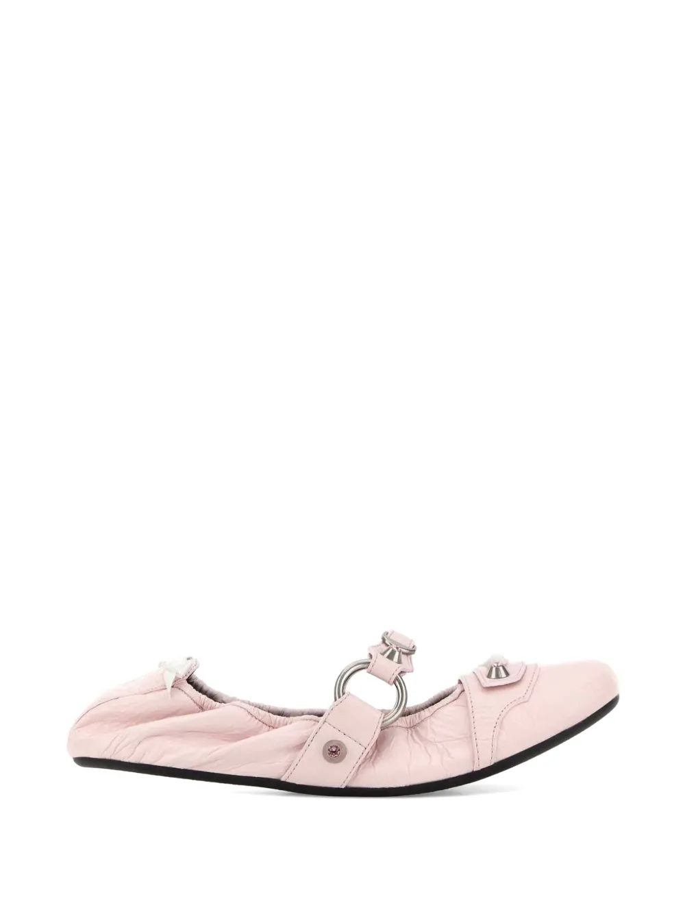 Balenciaga leather ballet flats - Rosa