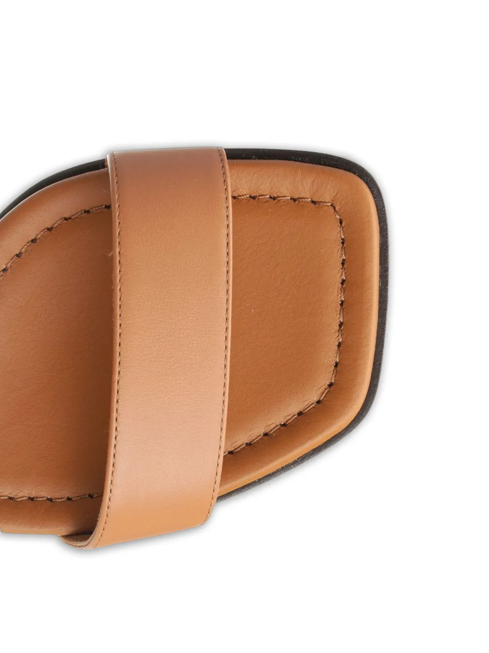 Ferragamo Gancini leren sandalen Beige