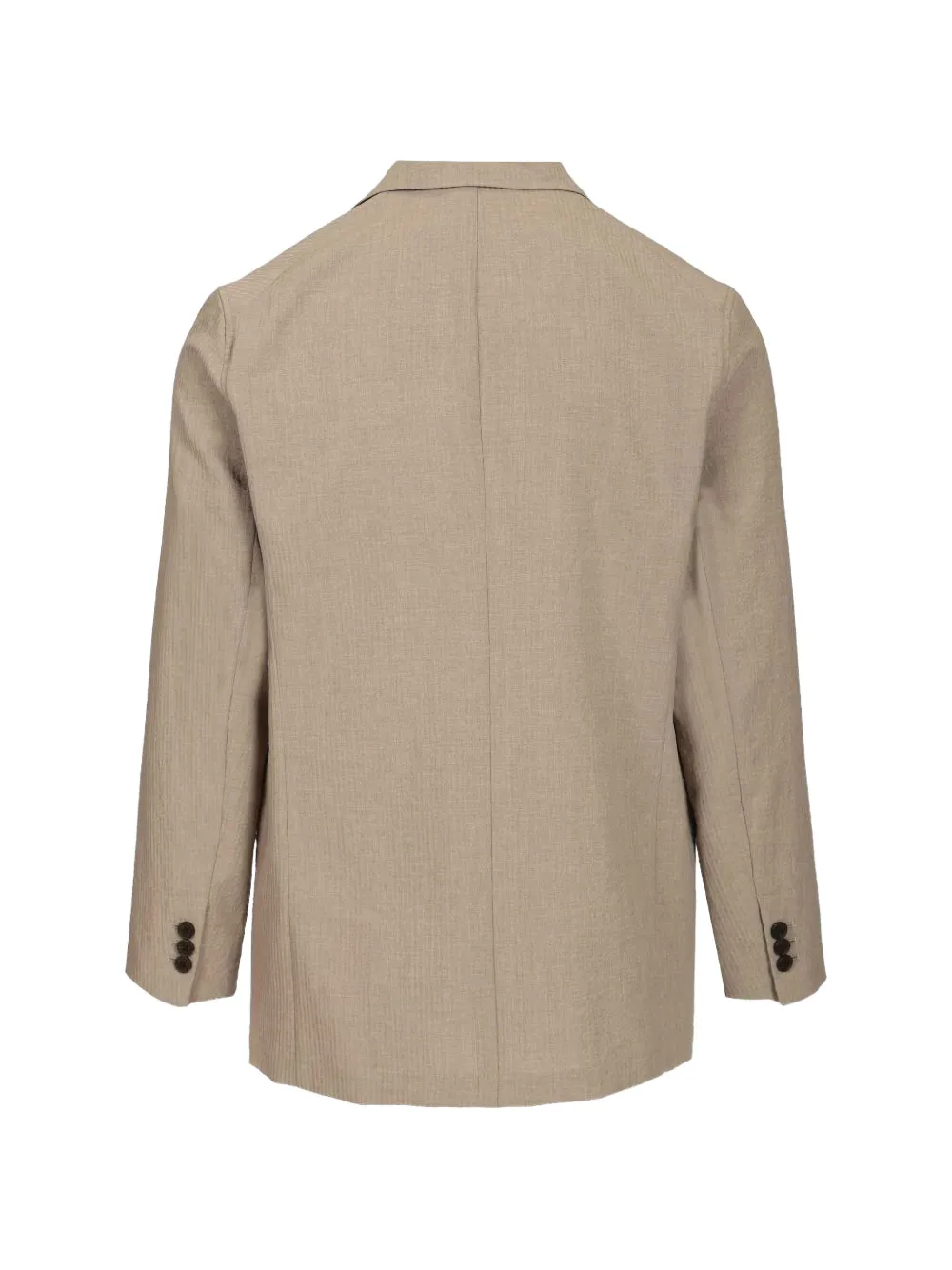 Emporio Armani Blazer met enkele rij knopen Beige