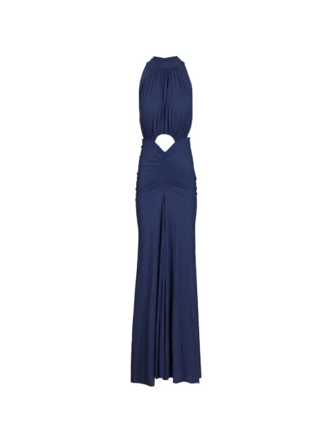 Amazuìn Mina cut-out ruched maxi dress
