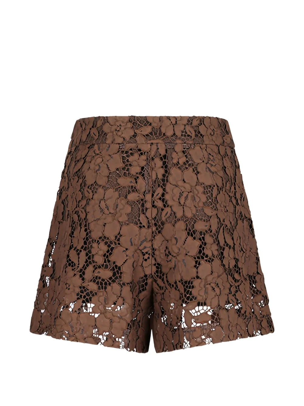 Federica Tosi lace shorts - Marrone
