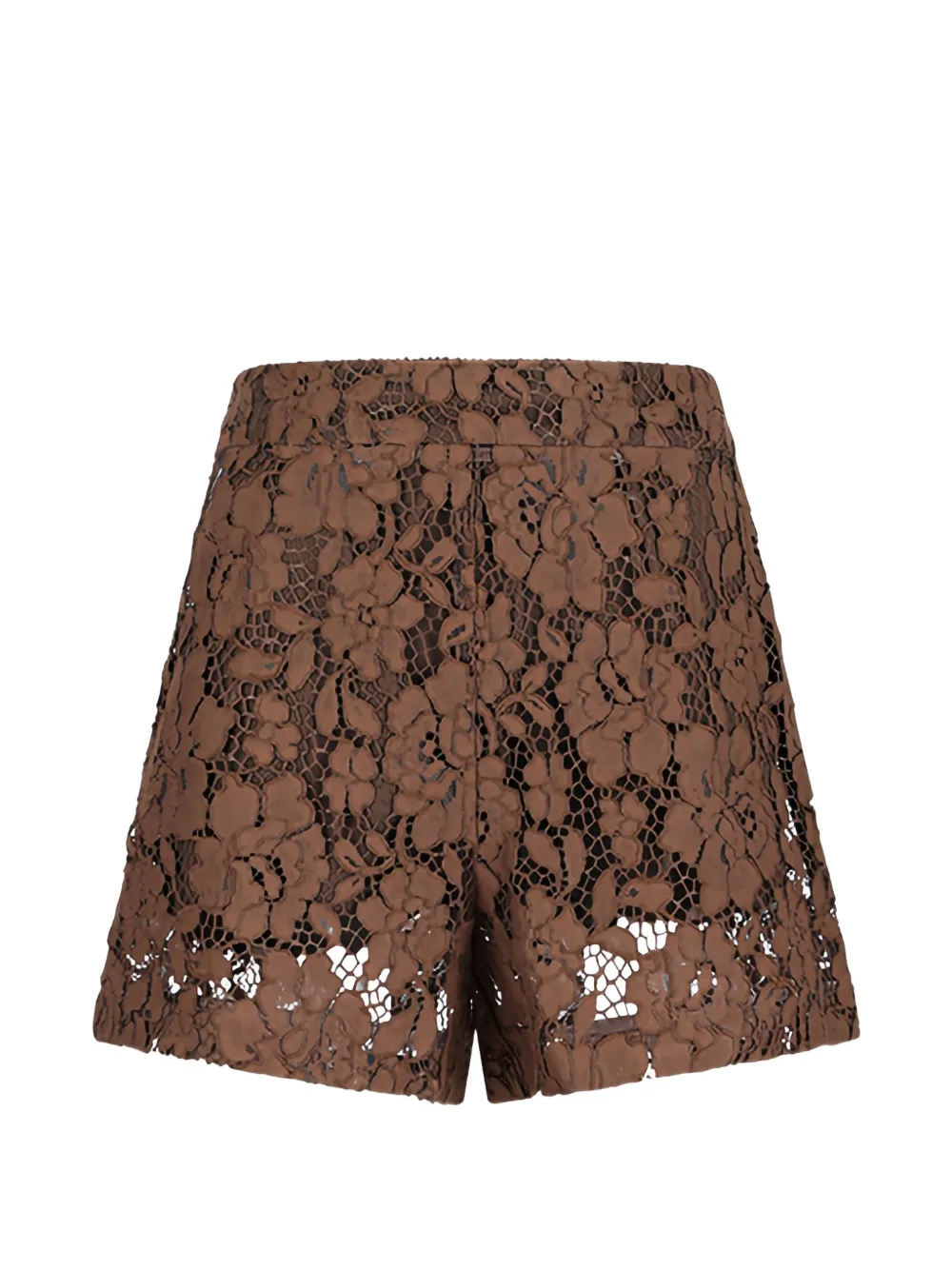 Federica Tosi Shorts met kant Bruin