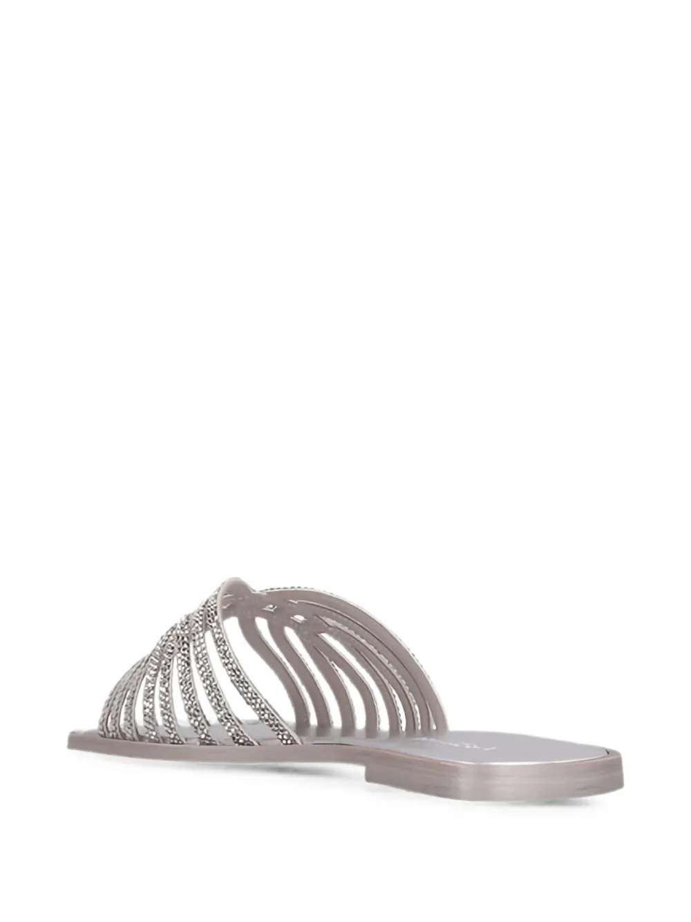 Le Silla Embrace crystal-embellished sandals Zilver