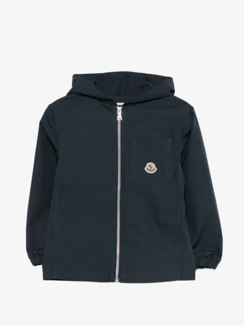 Moncler Enfant hooded pocket jacket