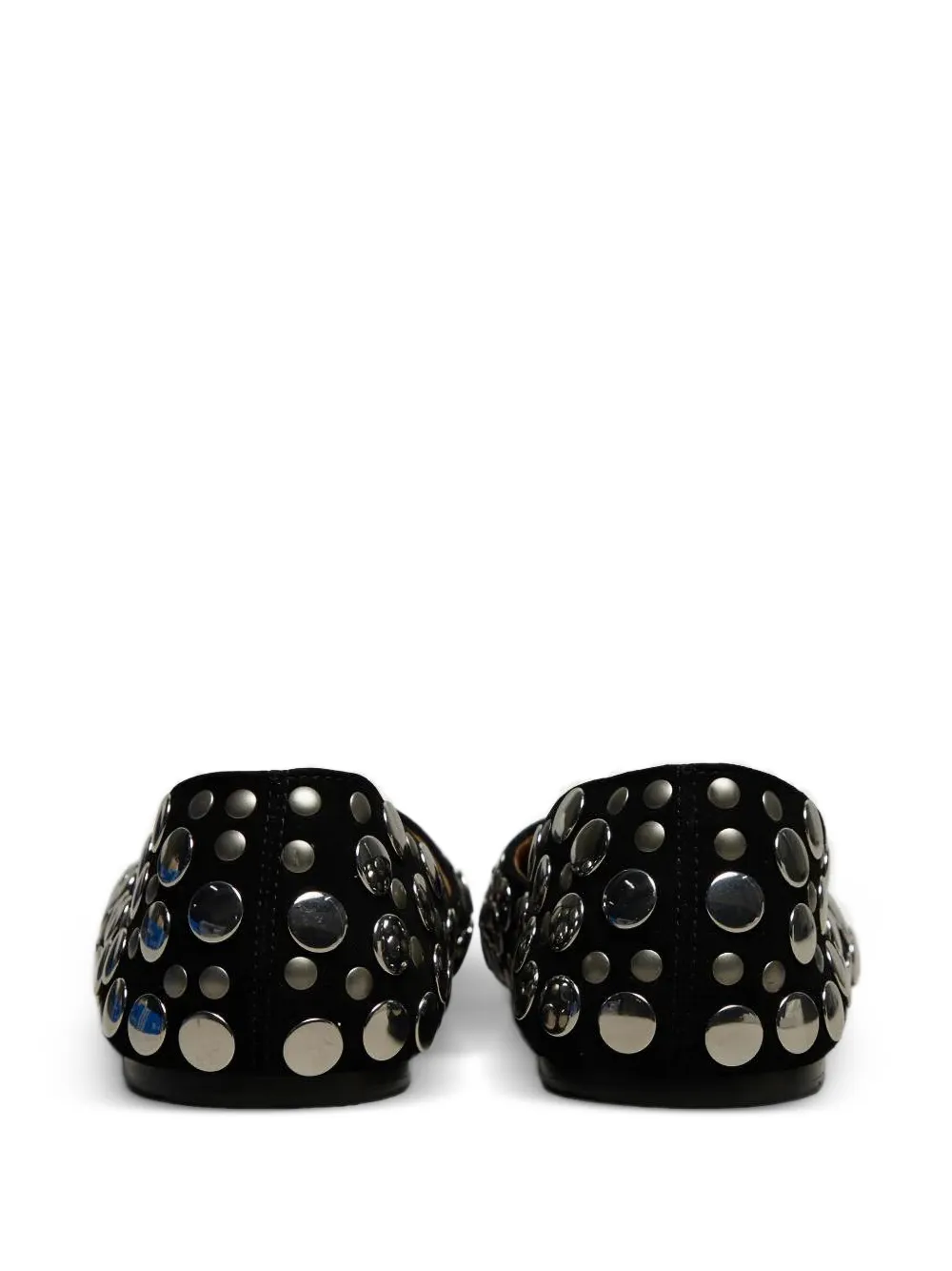 KHAITE Jane studded ballet flats Zwart