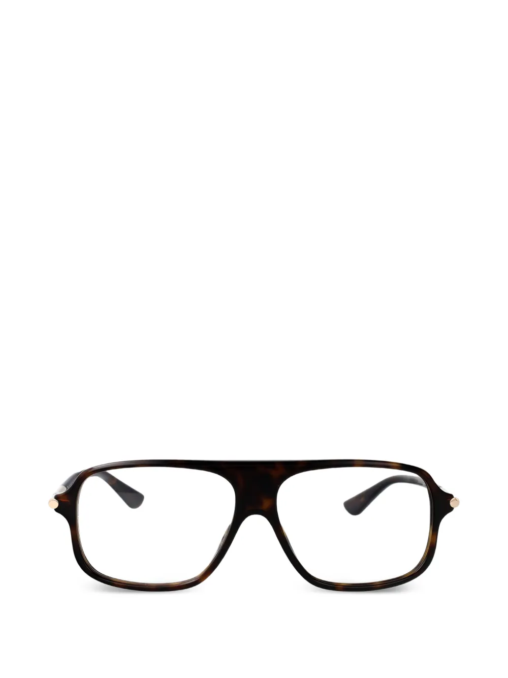 Alexander McQueen Eyewear pilot glasses - Braun