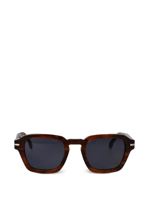 BOSS logo square-frame sunglasses