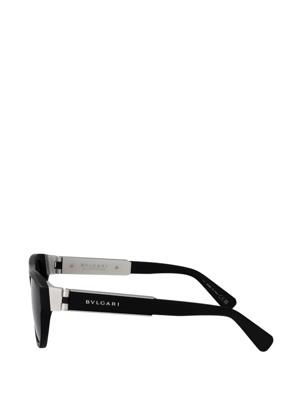  Bvlgari Gafas De Sol Con Montura Rectangular - Negro 