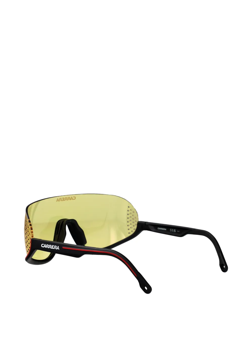 Carrera Zonnebril met geperforeerde details Zwart